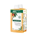 KLORANE Champu de mango 2 unidades de 400 ml 