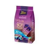 Mini tabletas chocolate con leche 50% cacao 18 unidades x 10 gr 