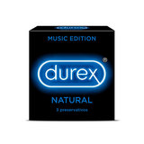 DUREX Preservativos natural comfort 3 unidades 