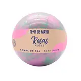 FLOR DE MAYO Bomba sal de baño rosa 200 gr 