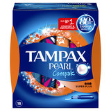 TAMPAX Compak pearl super plus 16 unidades 