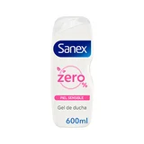 SANEX Gel de baño zero % sensitive 550 ml 