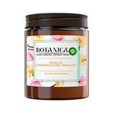 BOTANICA Vela larga duración con cera natural y de parafina con aroma de vainilla 