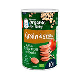 GERBER Snack organic de cereales y frambuesa 35 gr 