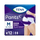 TENA Pants ropa interior incontinencia unisex plus noche, talla m 12 uds. 