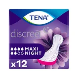 TENA Discreet compresas incontinencia femenina maxi night 12 uds. 
