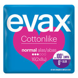 EVAX Cottonlike normal con alas 16 uds 