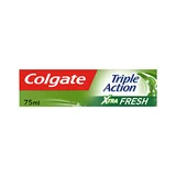 COLGATE Pasta dentífricatriple action xtra frescura, anticaries, blanqueador y frescor 75ml 