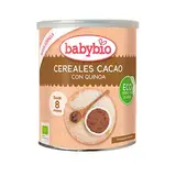 BABYBIO Cereales en polvo cacao y quinoa 220 gr 