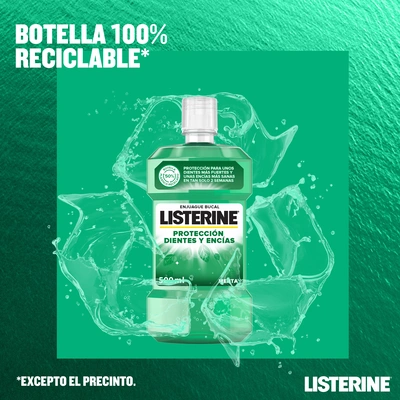 LISTERINE Enjuague bucal dientes y encias 