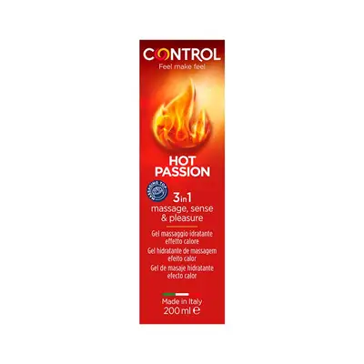 CONTROL Gel de masaje hot passion 200 ml 