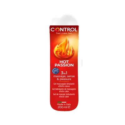 CONTROL Gel de masaje hot passion 200 ml 