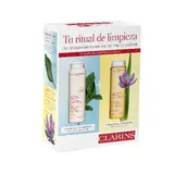 CLARINS Estuche limpieza para piel normal y seca <br> leche desmaquillante <br> 200 ml + loción tónica hidratante <br> 200 ml 