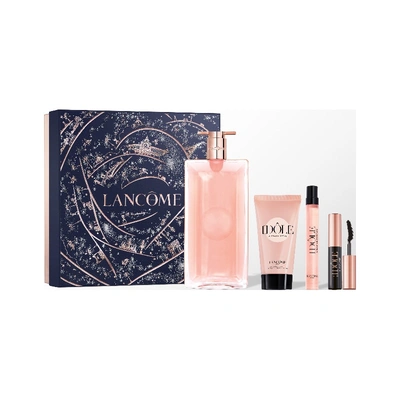 LANCOME Estuche idole <br> eau de parfum <br> 100 ml vaporizador + 10 ml vaporizador + loción corporal <br> 50 ml + lash idole 01 mini 