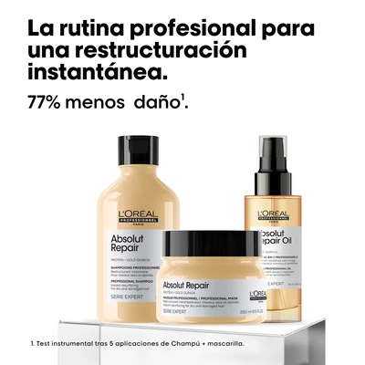 LOREAL PROFESSIONNEL Estuche absolut repair champú, mascarilla y aceite 