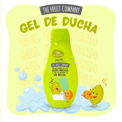 THE FRUIT COMPANY Gel de ducha melón 600 ml 
