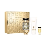 Rabanne Estuche fame refill <br> parfum 80 ml vaporizador + loción corporal 100 ml + fame eau de parfum 4 ml 