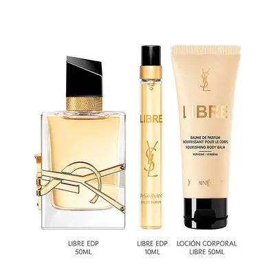 YVES SAINT LAURENT Estuche libre <br> eau de parfum <br> 50 ml vaporizador + body lotion <br> 50 ml + 10 ml vaporizador 