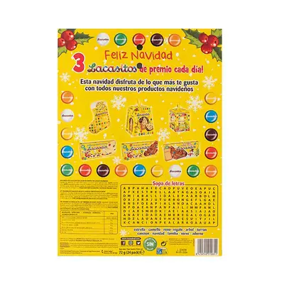 LACASITOS Calendario adviento 72 gramos surtido 