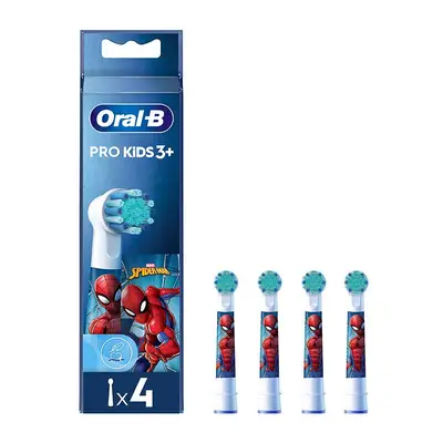 ORAL-B Spiderman kids cabezales de recambio para cepiullo de dientes eb10s 4 unidades 