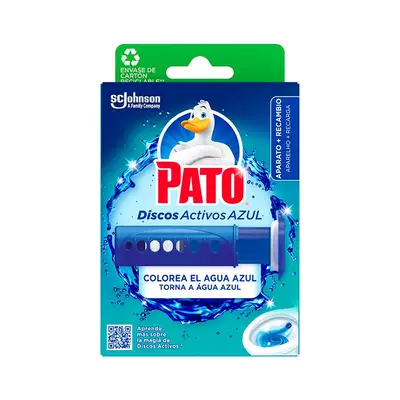 Pato Discos Activos Marine - Aplicador WC con Recambio (6 Discos