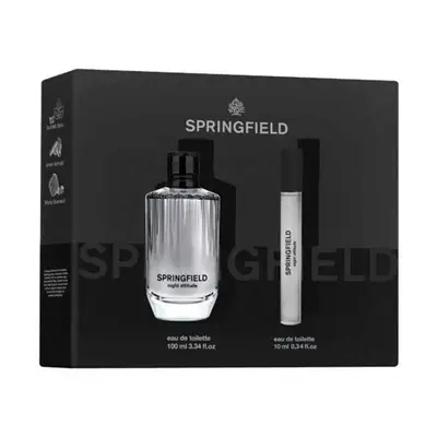 SPRINGFIELD Set night attitude eau de toilette 100 ml vaporizador + megaspritzer 10 ml 