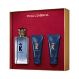 DOLCE GABBANA Estuche k <br> eau de toilette <br> 100 ml vaporizador + after shave <br> 50 ml + gel de ducha <br> 50 ml 