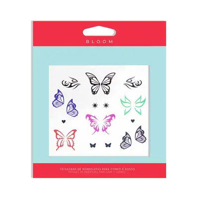 BLOOM BEAUTY Tattoo butterfly 