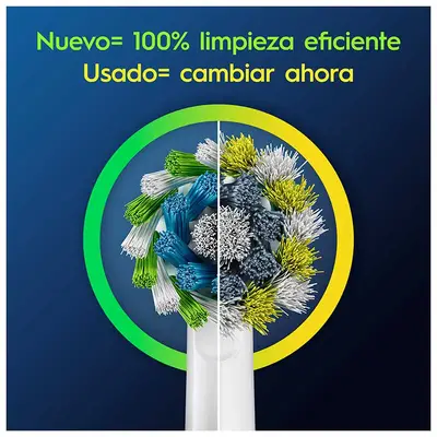 ORAL-B Cross action cabezales de recambio para cepillo de dientes 6 unidades 