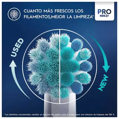 ORAL-B Frozen kids cabezales de recambio para cepillo de dientes eb10s 4 unidades 