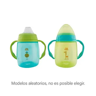 NEOBABY Vaso aprendizaje 4m+ 250 ml surtido. 