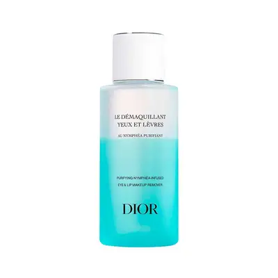 DIOR Desmaquillante de ojos y labios <br> tratamiento bifásico con extracto de nenúfar blanco purificante <br> 125 ml 