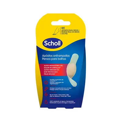 SCHOLL Apositos ampollas entre dedos 6 unidades 