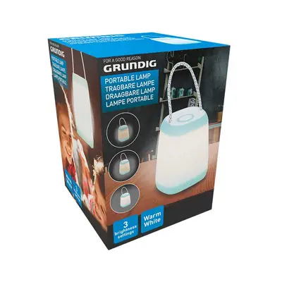 GRUNDIG Lampara portatil con cuerda 9,6x124cm 