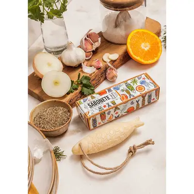 CASTELBEL Jabon figura <br> orange & rosemary <br> 80 gr 