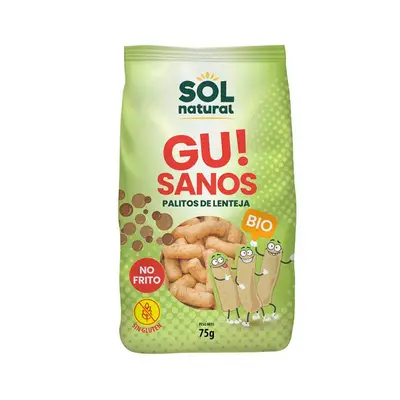 SOL NATURAL Gusanitos lenteja 75 gramos 