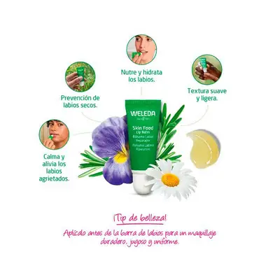 WELEDA Set skinfood aceite seco 100 ml + lip 8 ml 