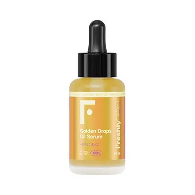 FRESHLY COSMETICS Golden drops oil serum 50 ml reparador de cuticula y densificador de fibra 