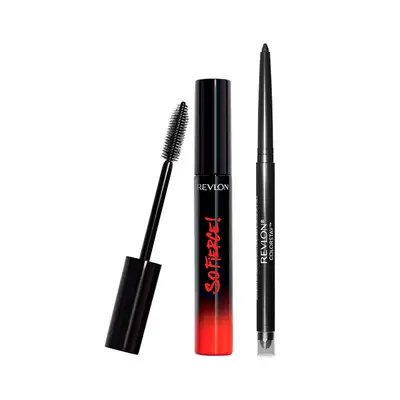 REVLON MAQUILLAJE Mascara de pestañas so fierce + eyeliner 