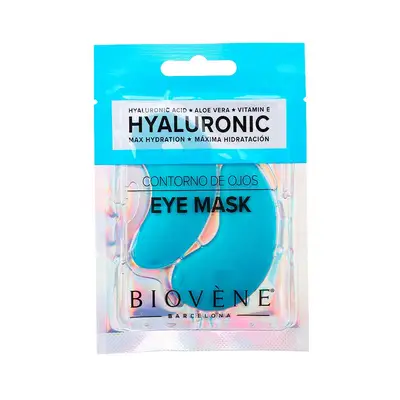 BIOVENE Mascarilla contorno de ojos maxima hidratacion con acido hialuronico - aloe vera - vitaminca e 8 gr 