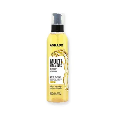 AGRADO Aceite capilar multivitaminas 200 ml 