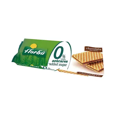 FLORBU Wafer chocolate 0% 150 gramos 