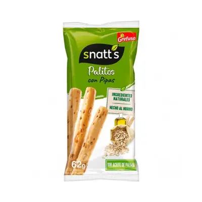 GREFUSA Snatt´s palitos con pipas 62 gramos 