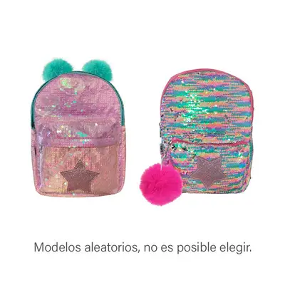 INCA Mochila lentejuelas 40188 surtida 