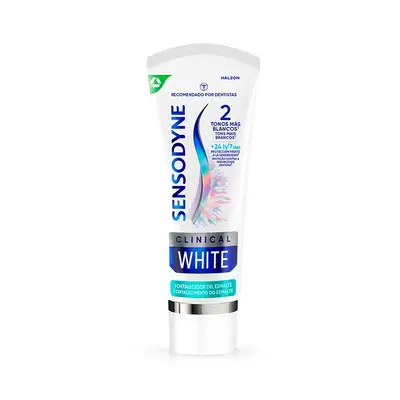 SENSODYNE Crema dental fortalecedora de esmalte blanco 75 ml 