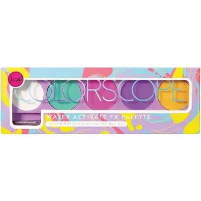 JCATS Paleta sombras de ojo colorscope bright activada al agua y luz uv 56 gr 