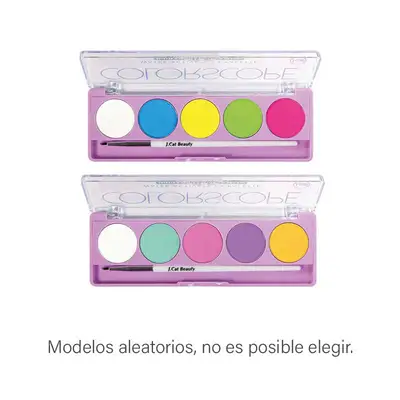 JCATS Paleta sombras de ojo colorscope bright activada al agua y luz uv 56 gr 