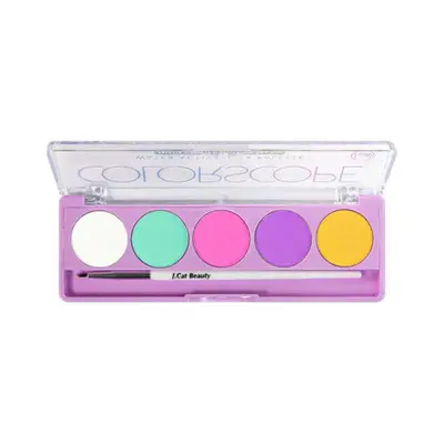 JCATS Paleta sombras de ojo colorscope pastel activada al agua y luz uv 56 gr 