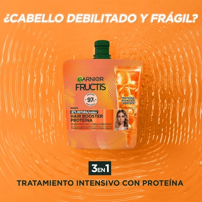 FRUCTIS Duplo tratamiento hair food proteina 2x60 ml 