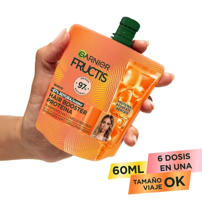 FRUCTIS Duplo tratamiento hair food proteina 2x60 ml 